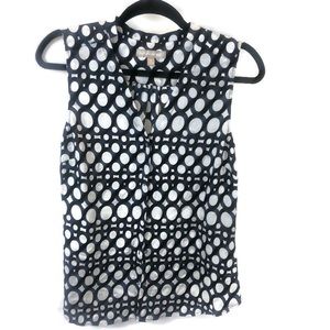 Banana Republic black and white shirt